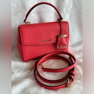 Michael Kors Vibrant Red Satchel